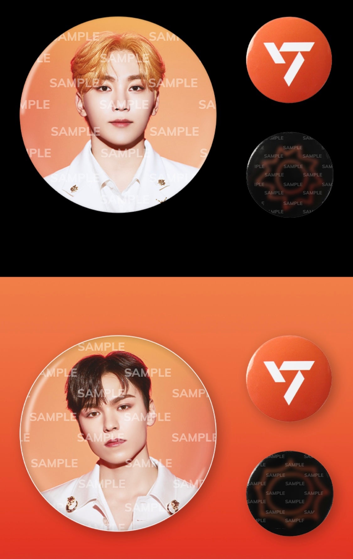 SEVENTEEN] Be The Sun : Badge Set – krmerch