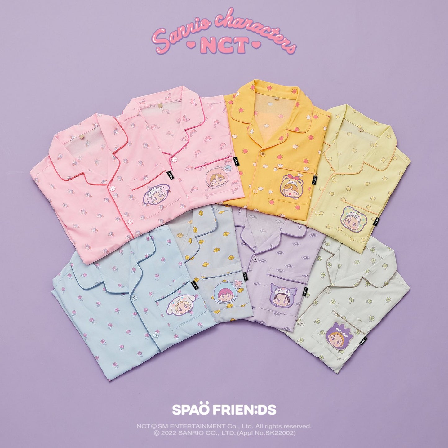 [NCT] SPAO : NCT x Sanrio Characters : Pajamas