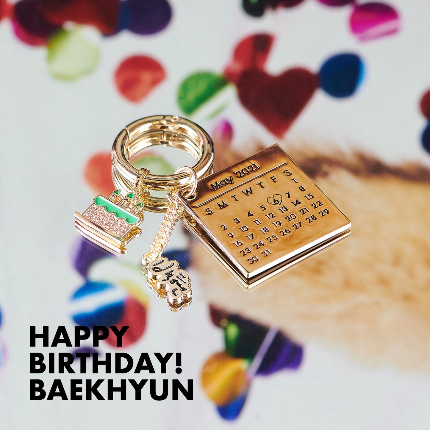 [EXO] Happy Birthday Baekhyun : Artist Birthday Keyring