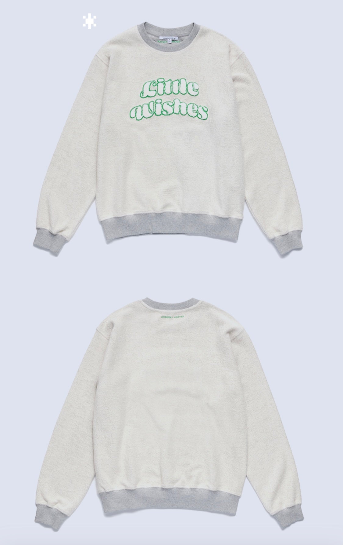 [TXT] 2021 Holiday Collection : Little Wishes : Sweatshirt (Grey)