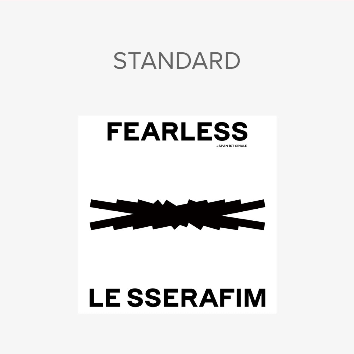 LE SSERAFIM] Fearless : Japan Edition – krmerch