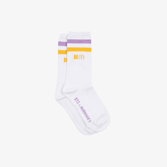 [BTS] BTSxMCD : Logo Stripe Socks