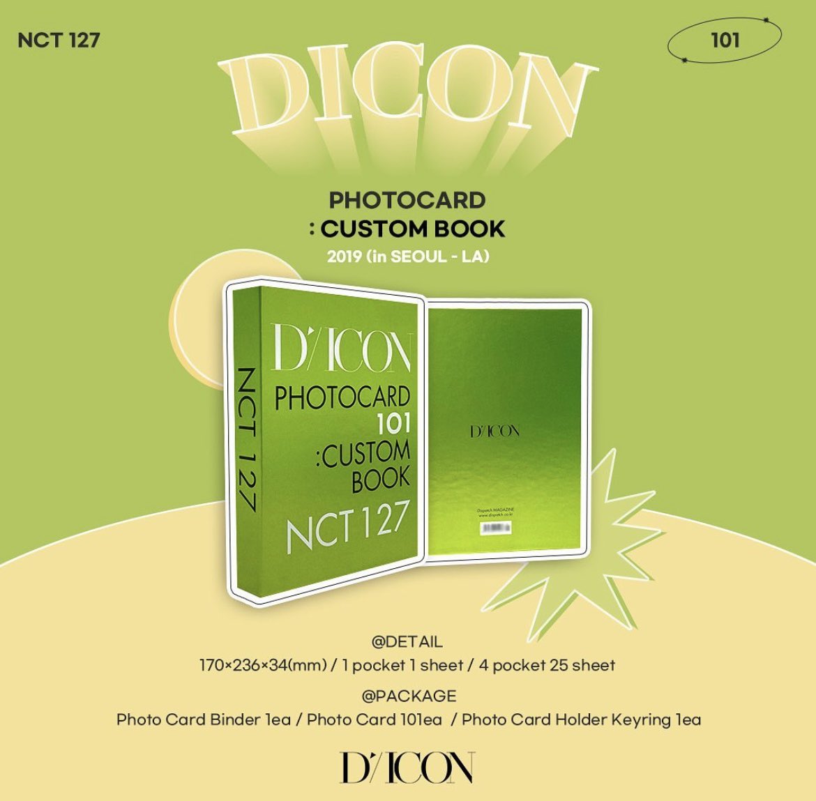 [NCT] D-ICON Photocard : Custom Book