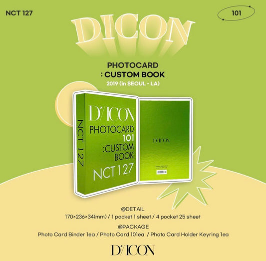 [NCT] D-ICON Photocard : Custom Book