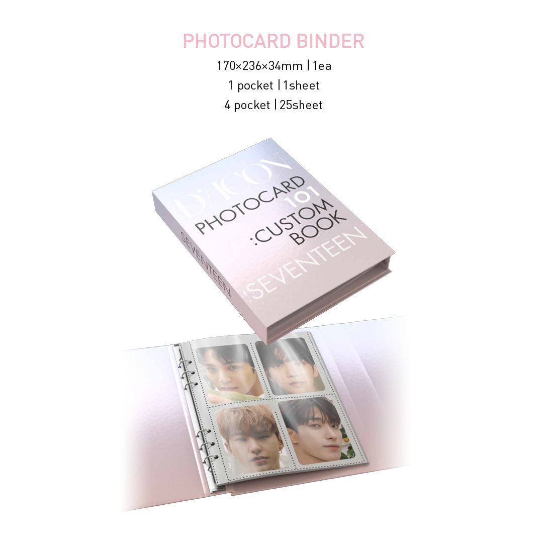 [SEVENTEEN] D-ICON Photocard : Custom Book