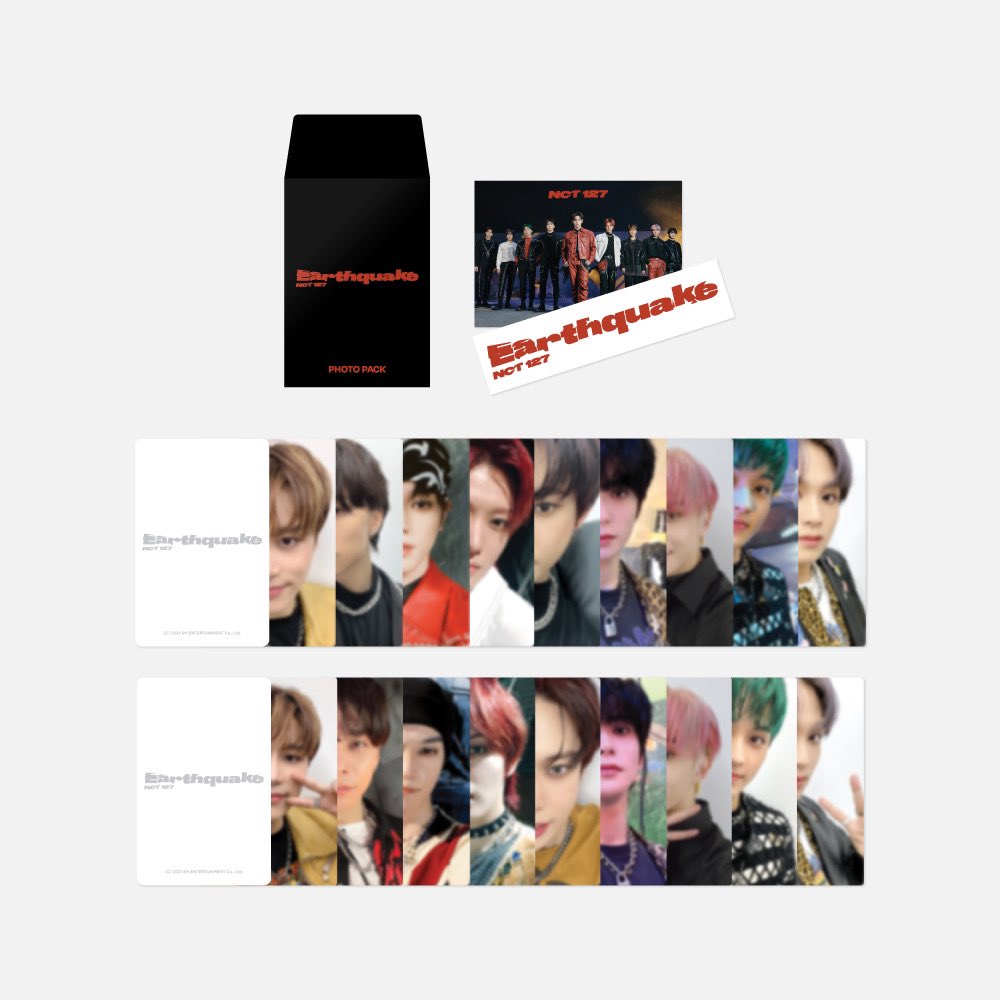 [NCT] Universe MD : NCT 127 : Earthquake : Photo + Luggage Sticker Set