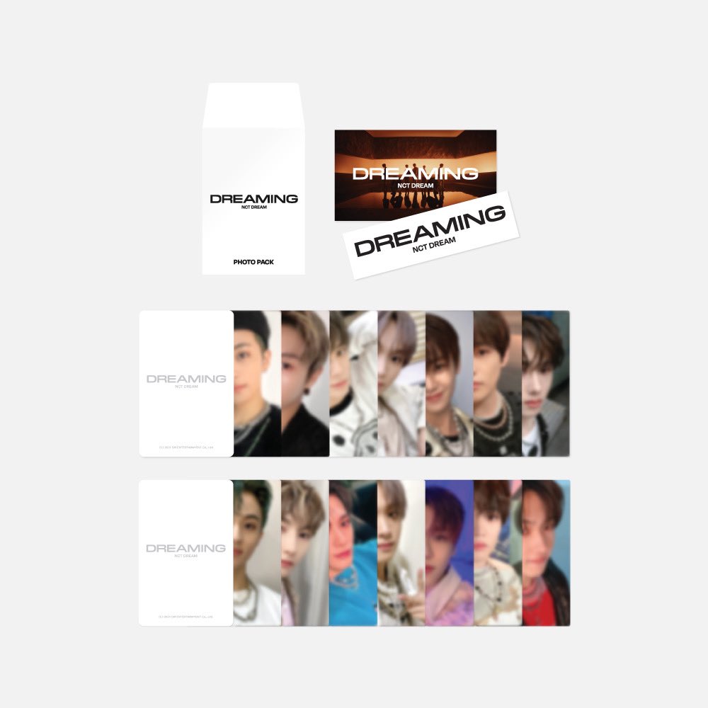 [NCT] Universe MD : NCT Dream : Dreaming : Photo + Luggage Sticker Set