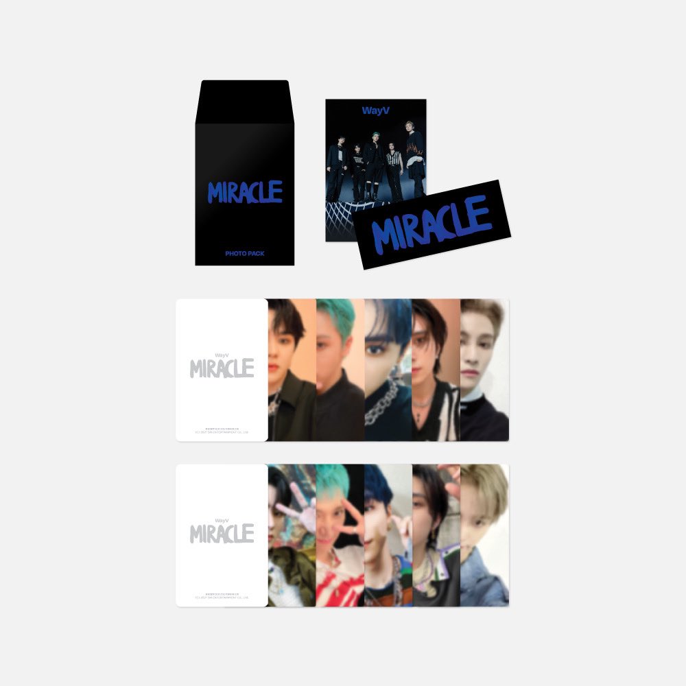 [NCT] Universe MD : WAYV : Miracle : Photo + Luggage Sticker Set