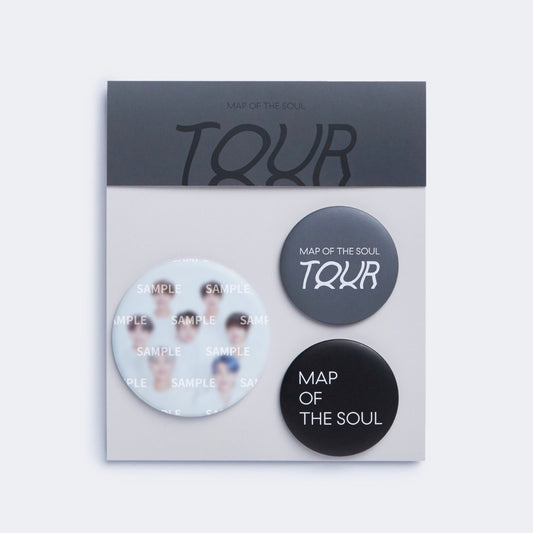 [BTS] Map Of The Soul Tour : Can Badge Set