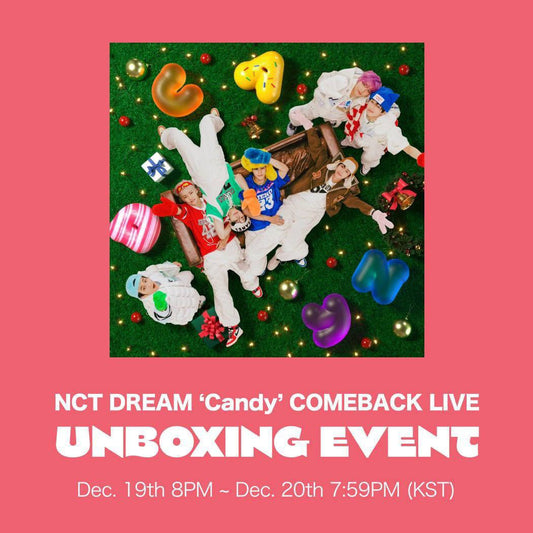 [NCT] NCT Dream : Candy (Photobook) : Unboxing Event