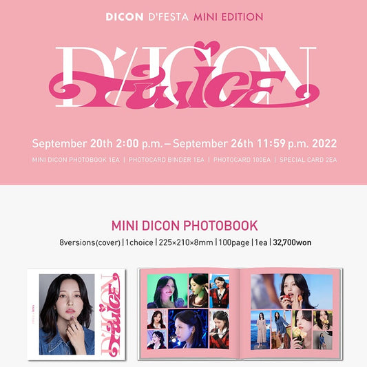 [TWICE] D-ICON D'Festa Twice Mini Edition