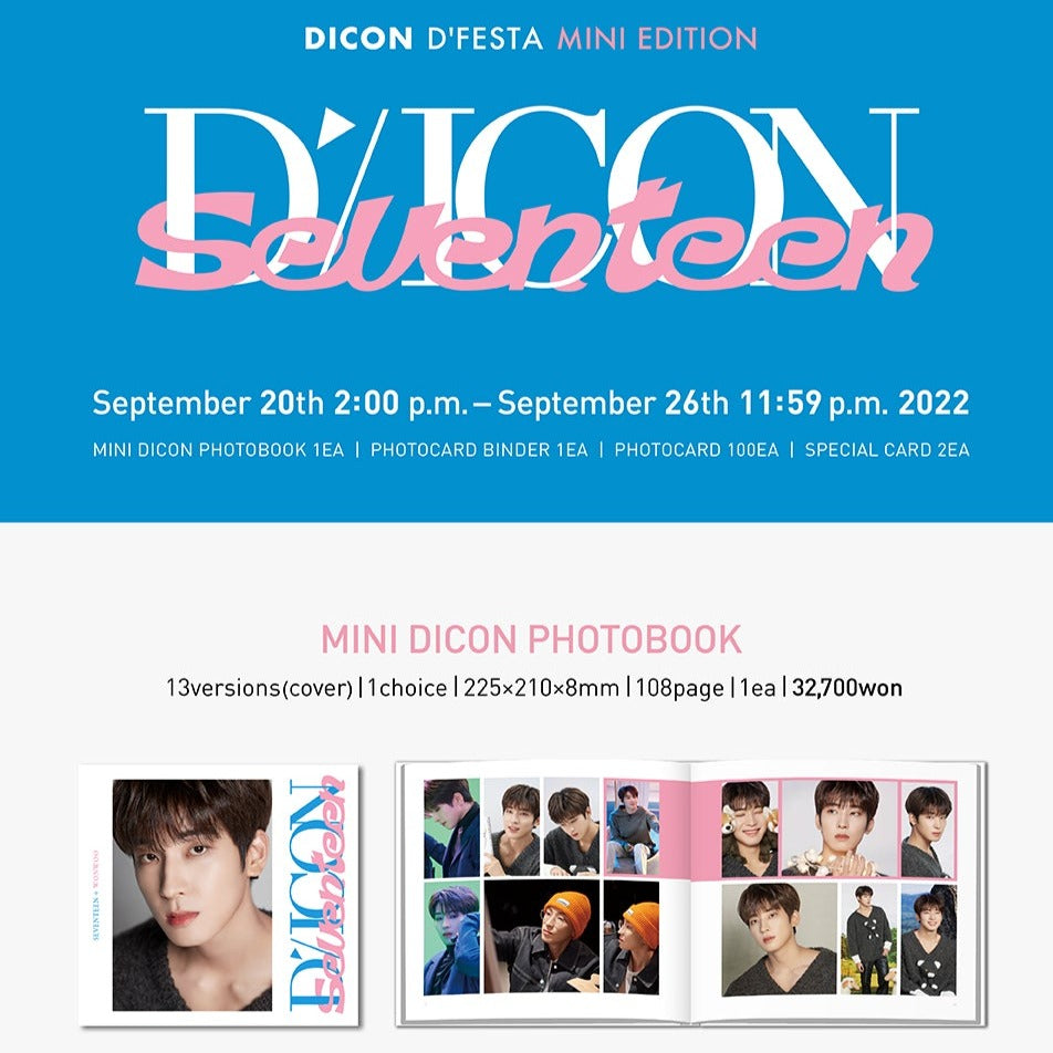 [SEVENTEEN] D-ICON D'Festa Seventeen Mini Edition