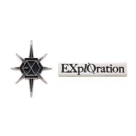 [EXO] Exo Planet #5 Concert Merchandise : ExplOration : Metal Badge