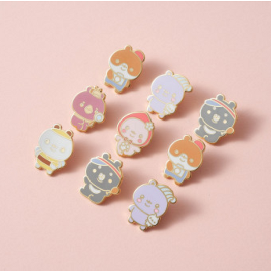 [MONSTA X] Twotuckgom x Monsta X : Tutu Bear Metal Badge