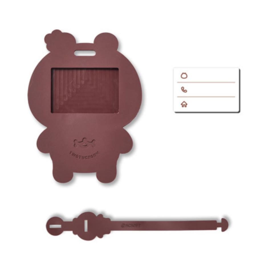 [MONSTA X] Twotuckgom x Monsta X : Tutu Bear Luggage Bag Tag