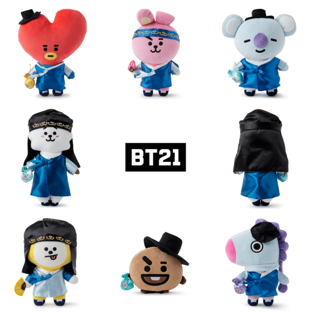 [BT21] Hanbok Standing Plush Doll