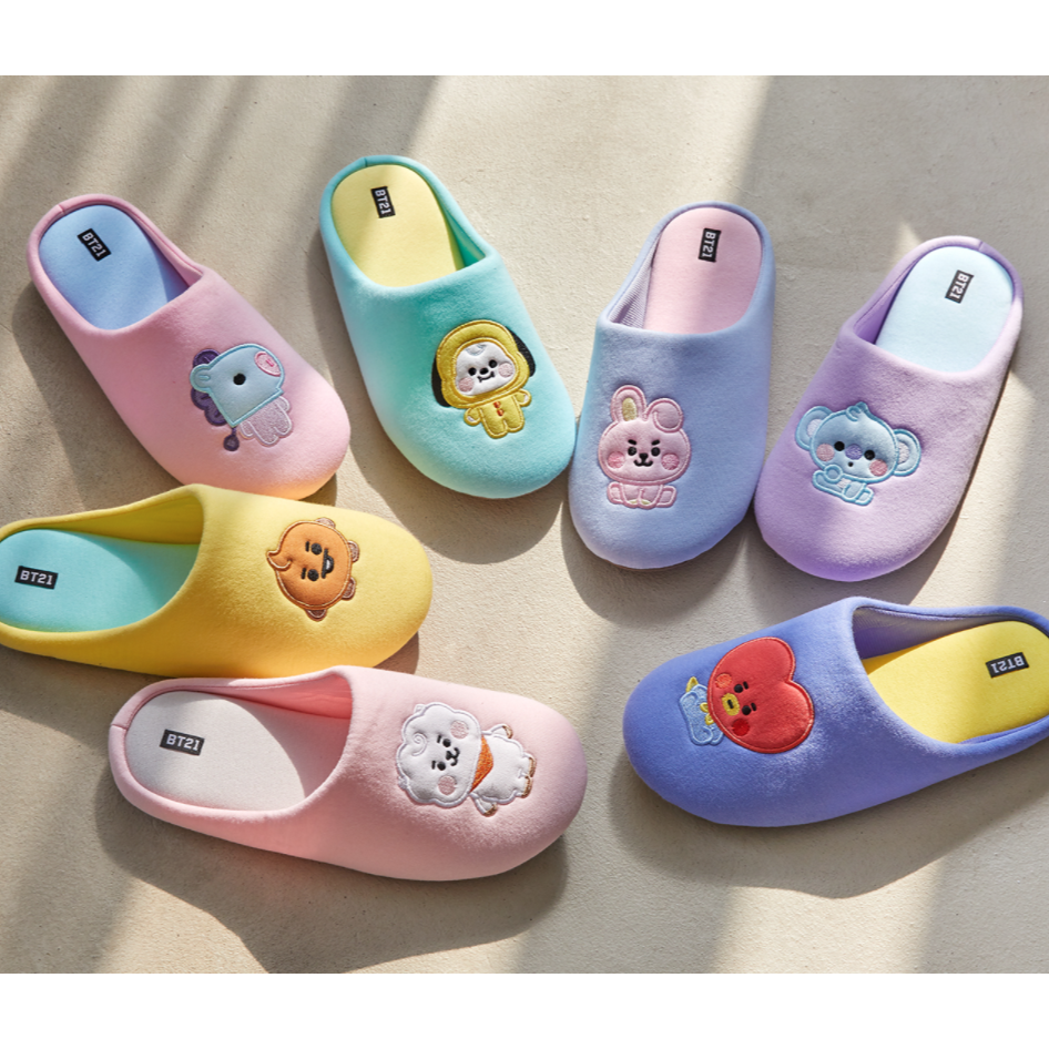 [BT21] Baby Embroidery Bedroom Slippers