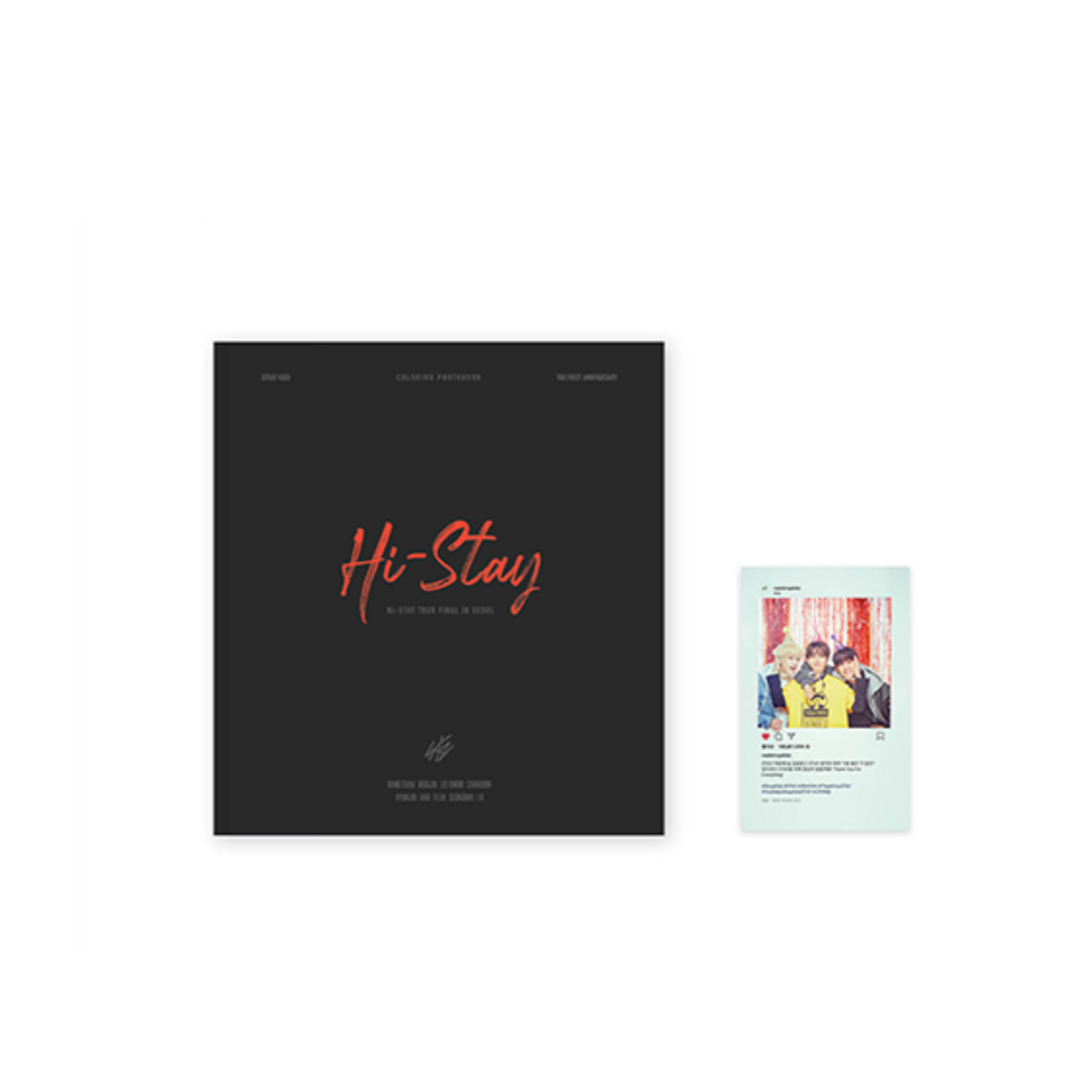 [STRAY KIDS] Hi-Stay Tour Finale In Seoul : Official Merchandise : Coloring Book + Bookmark