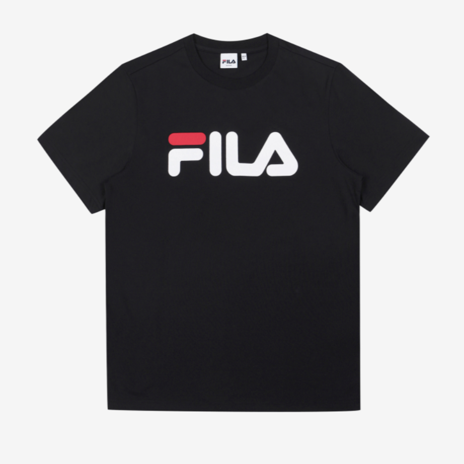 [FILA] Linear Logo Short Sleeve T-Shirt