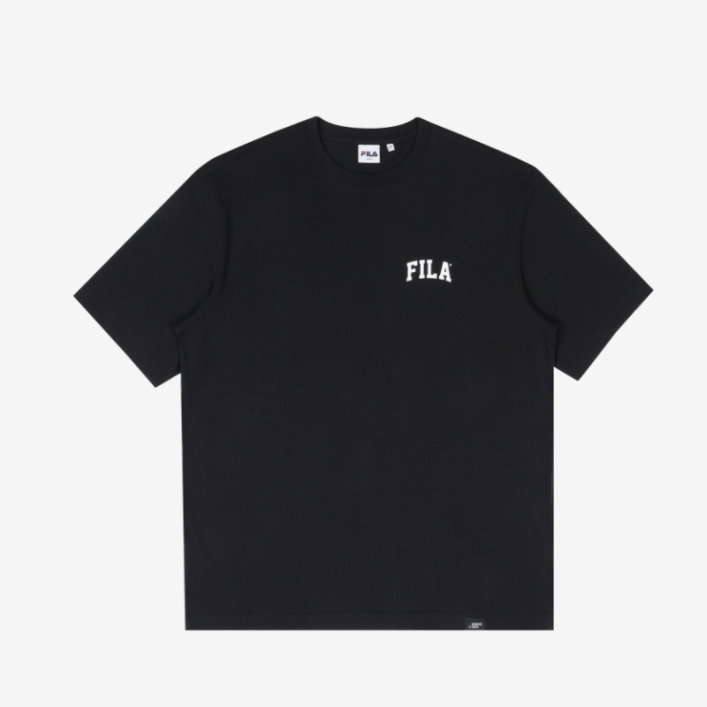 [FILA] New Prep Small Arch Logo Loose Fit Short Sleeve T-Shirt