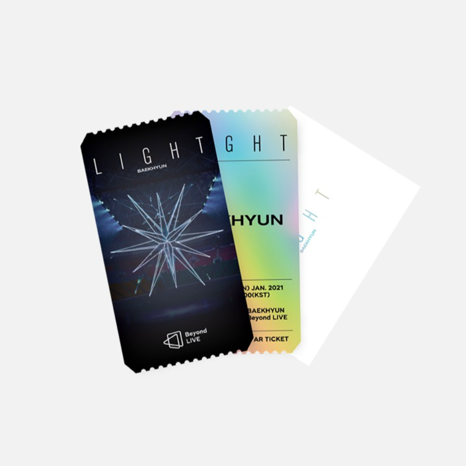 [EXO] Baekhyun : Beyond Live : Light AR Ticket