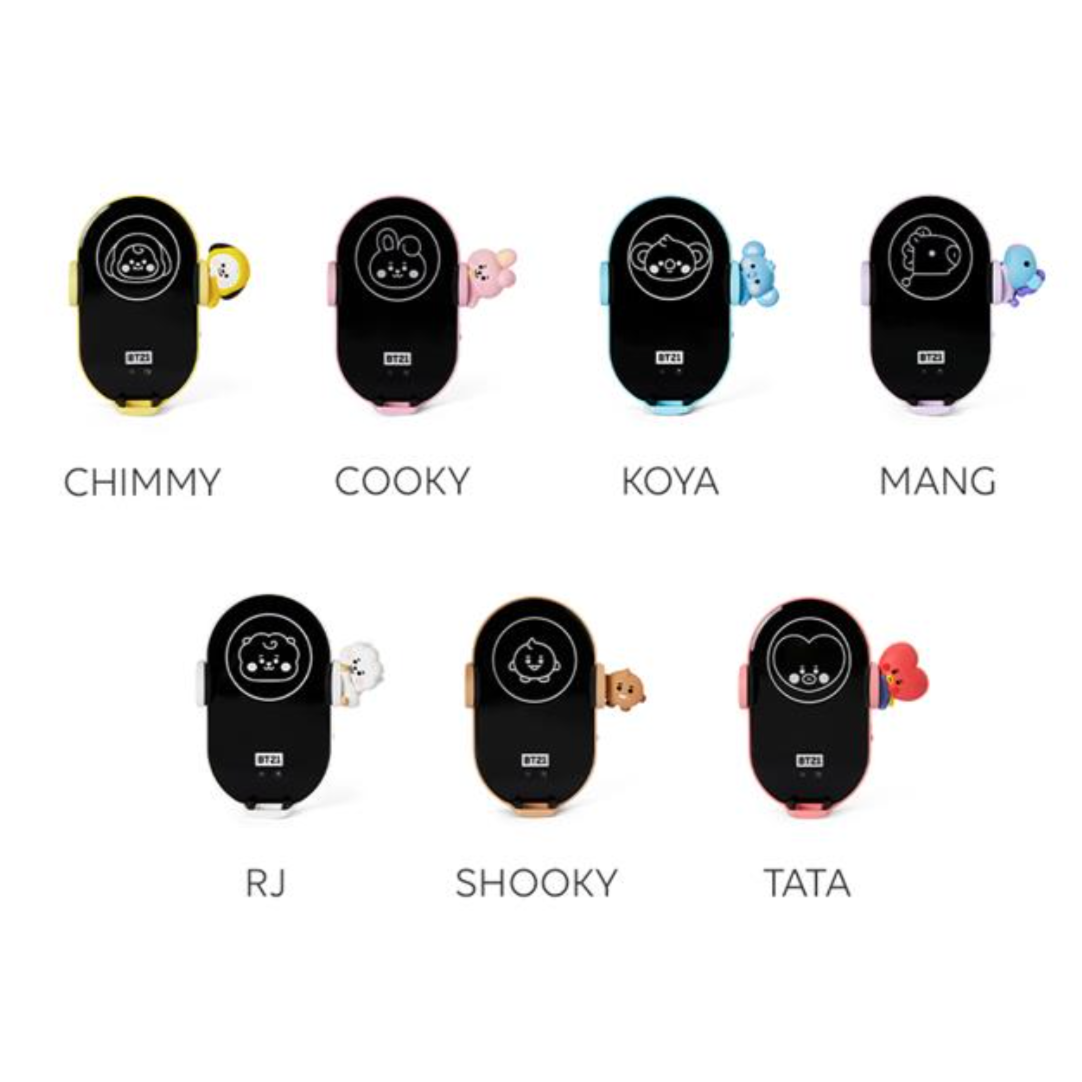 [BT21] Wireless Charging Car Cradle