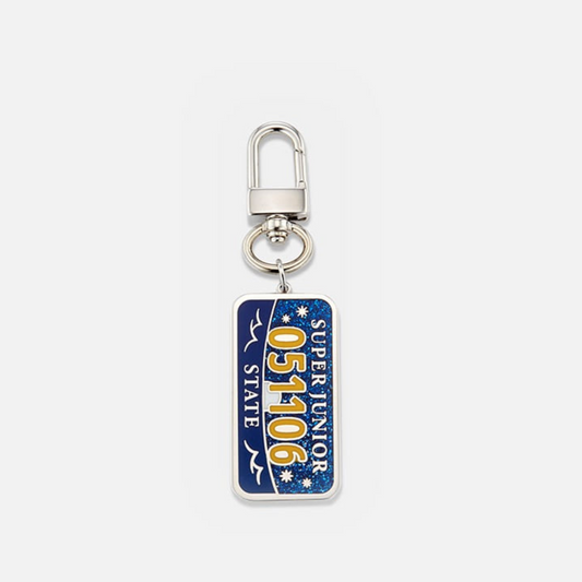 [SUPER JUNIOR] Number Plate Keyring