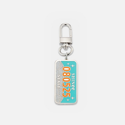 [SHINEE] Number Plate Keyring