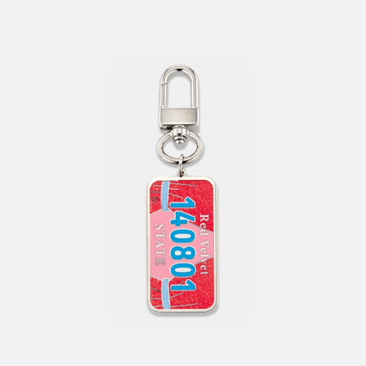 [RED VELVET] Number Plate Keyring