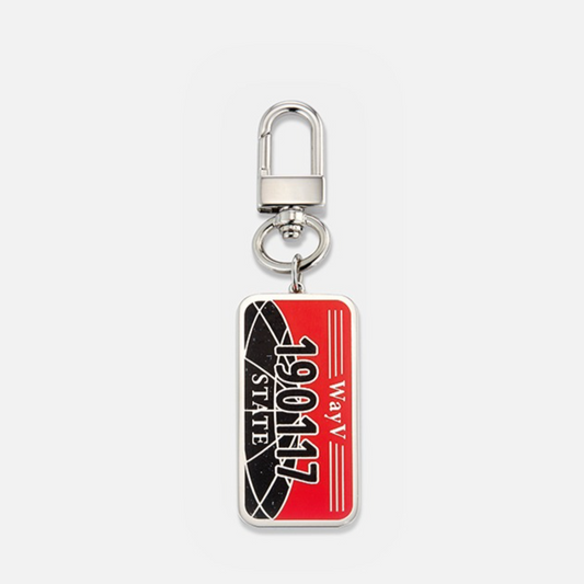 [WAYV] Number Plate Keyring