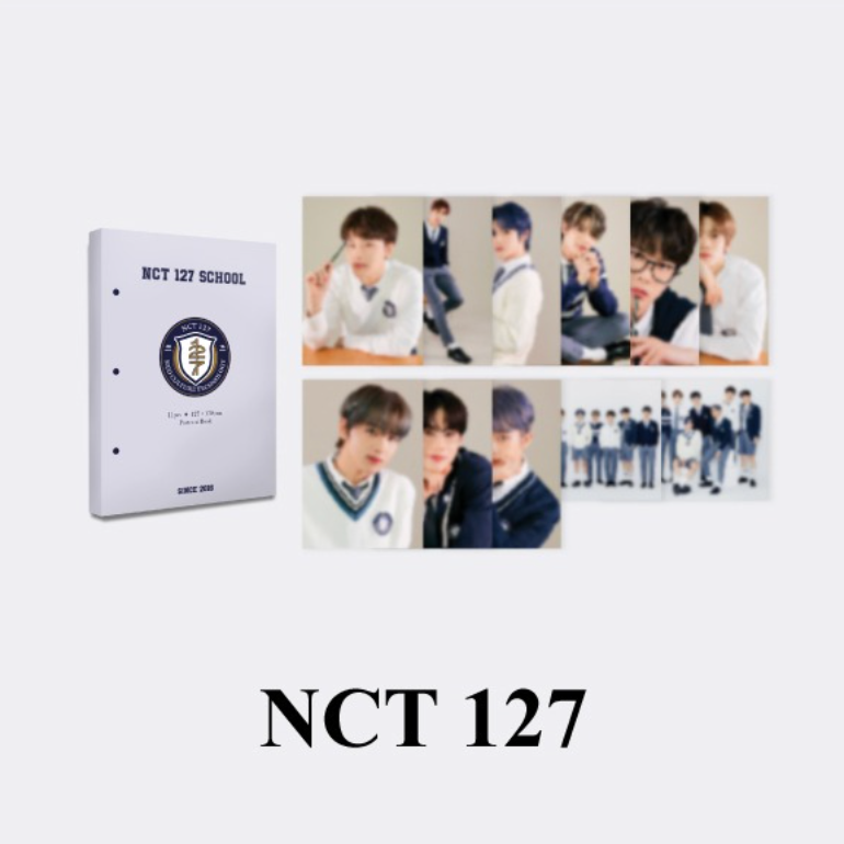 [NCT] NCT 127 : Hard Cover Postcard Book - 2021 Back to School Kit