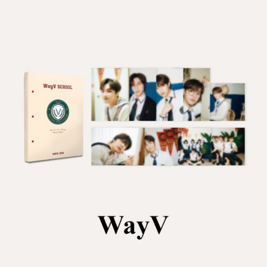 [WAYV] Hard Cover Postcard Book - 2021 Back to School Kit