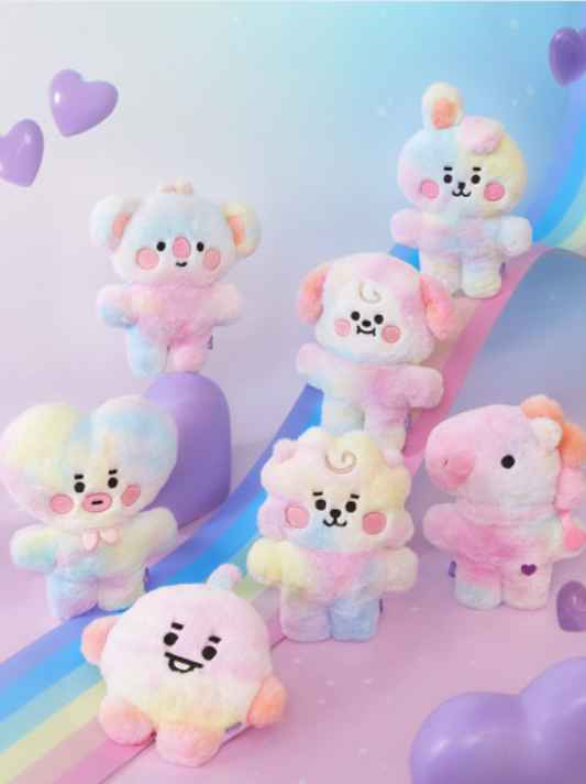 [BT21] Rainbow Standing Doll