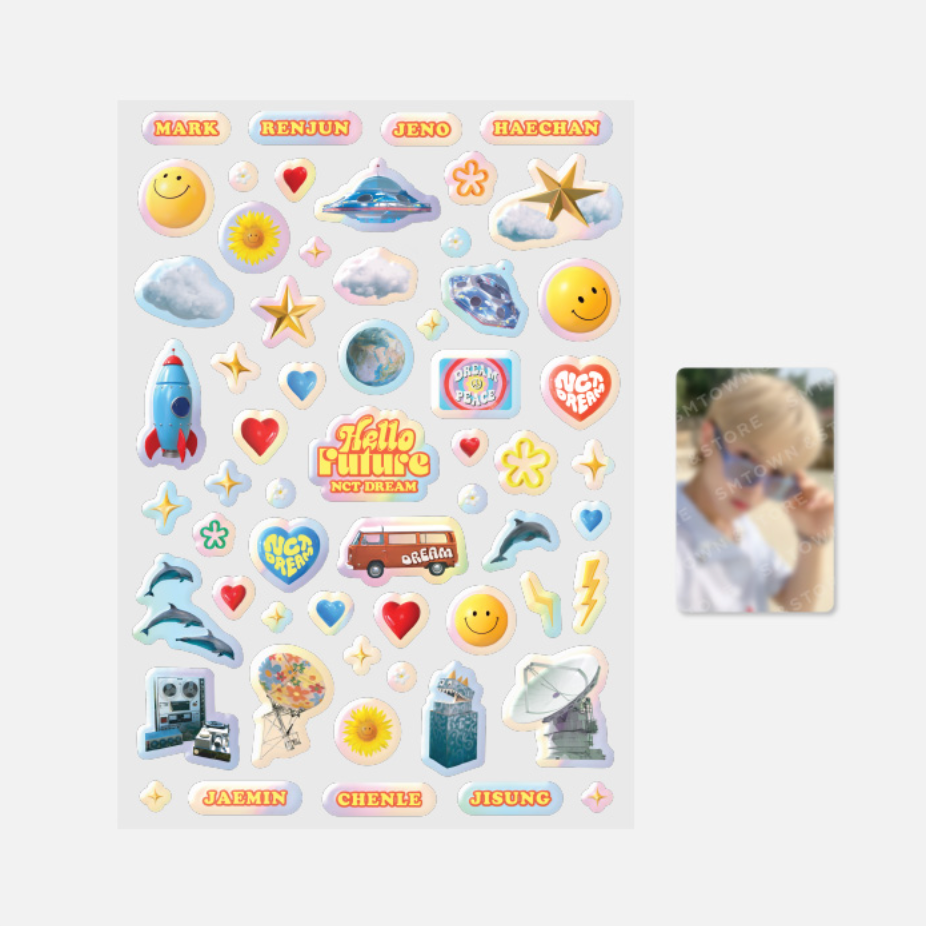 [NCT] NCT Dream : Hello Future : Hologram Epoxy Sticker Set