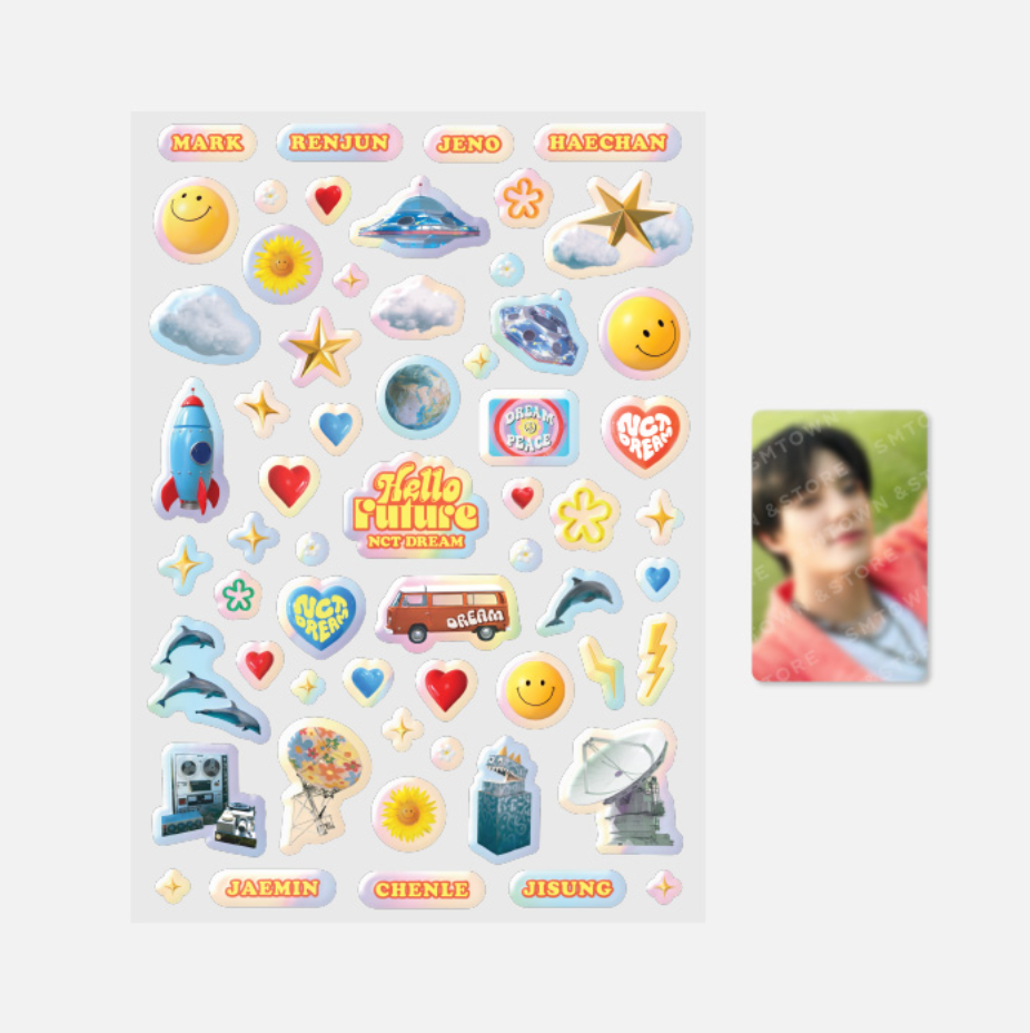 [NCT] NCT Dream : Hello Future : Hologram Epoxy Sticker Set