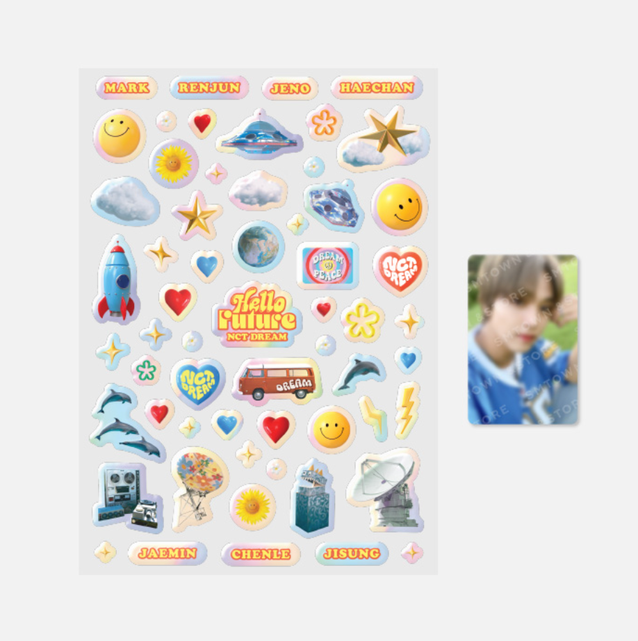 [NCT] NCT Dream : Hello Future : Hologram Epoxy Sticker Set