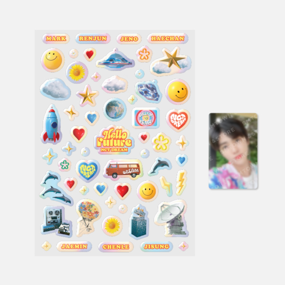 [NCT] NCT Dream : Hello Future : Hologram Epoxy Sticker Set