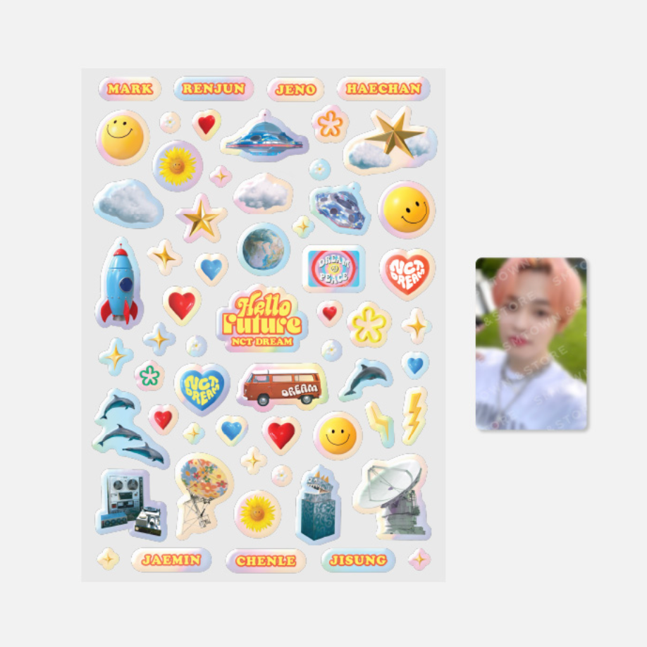 [NCT] NCT Dream : Hello Future : Hologram Epoxy Sticker Set