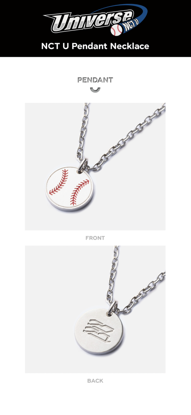 [NCT] Universe : NCT U : Pendant Necklace