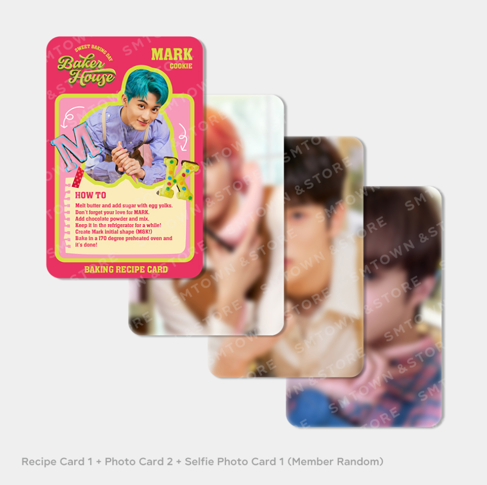 [NCT] NCT 127 : Baker House : Random Recipe Card Pack