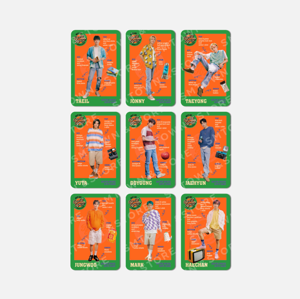 [NCT] NCT 127 : Retro House : Random OOTD Card Pack