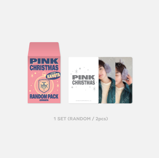 [KANGTA] 2022 Photo Card Random Pack - 2022 Pink Christmas