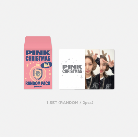 [BOA] 2022 Photo Card Random Pack - 2022 Pink Christmas