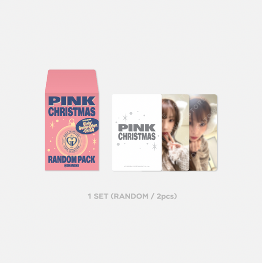 [SNSD GIRLS GENERATION] 2022 Photo Card Random Pack - 2022 Pink Christmas