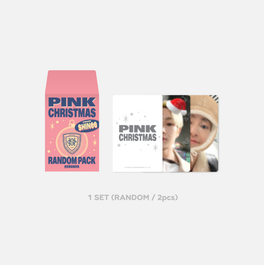 [SHINEE] 2022 Photo Card Random Pack - 2022 Pink Christmas
