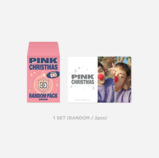 [EXO] 2022 Photo Card Random Pack - 2022 Pink Christmas