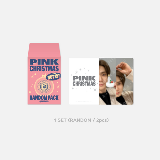 [NCT] NCT 127 : 2022 Photo Card Random Pack - 2022 Pink Christmas