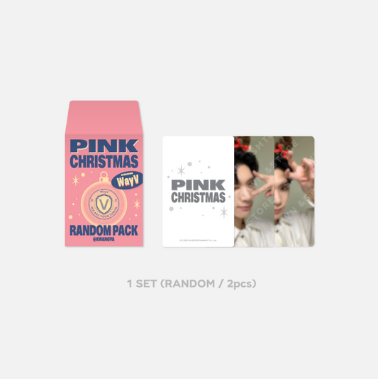 [WAYV] 2022 Photo Card Random Pack - 2022 Pink Christmas