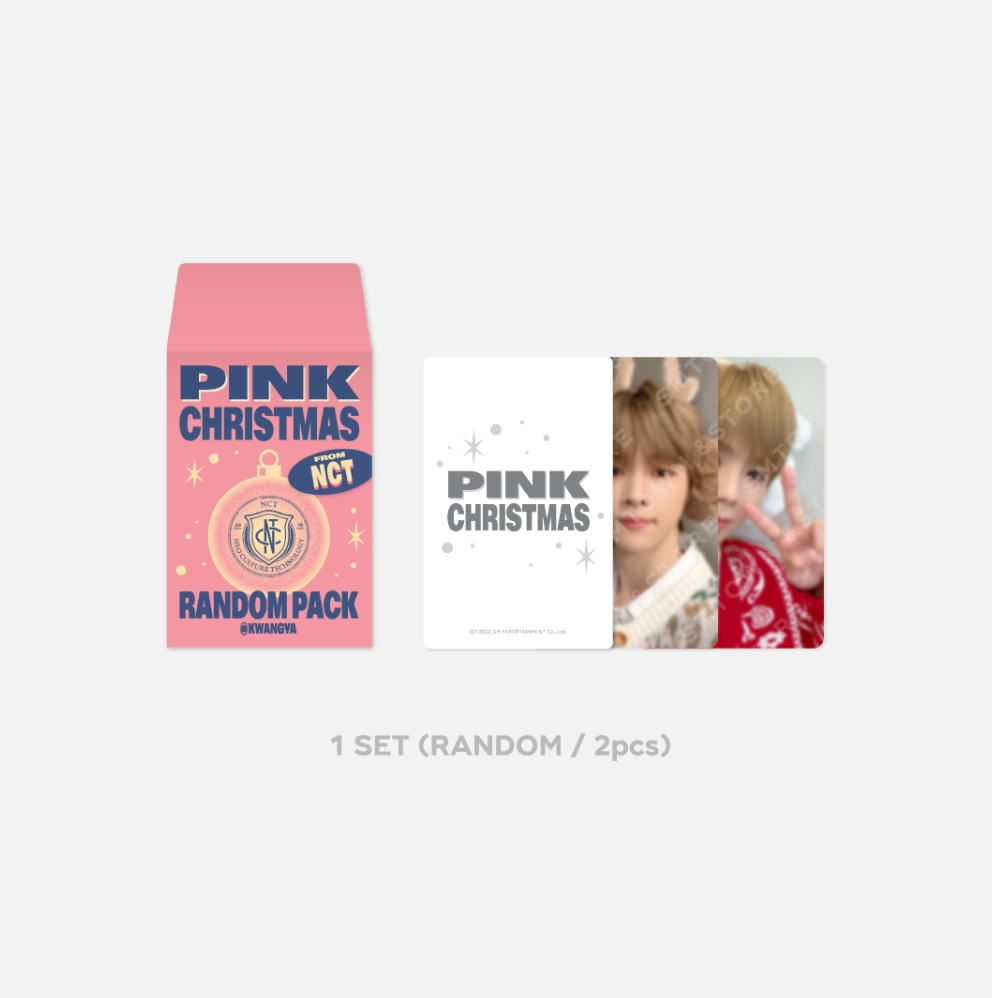 [NCT] 2022 Photo Card Random Pack - 2022 Pink Christmas