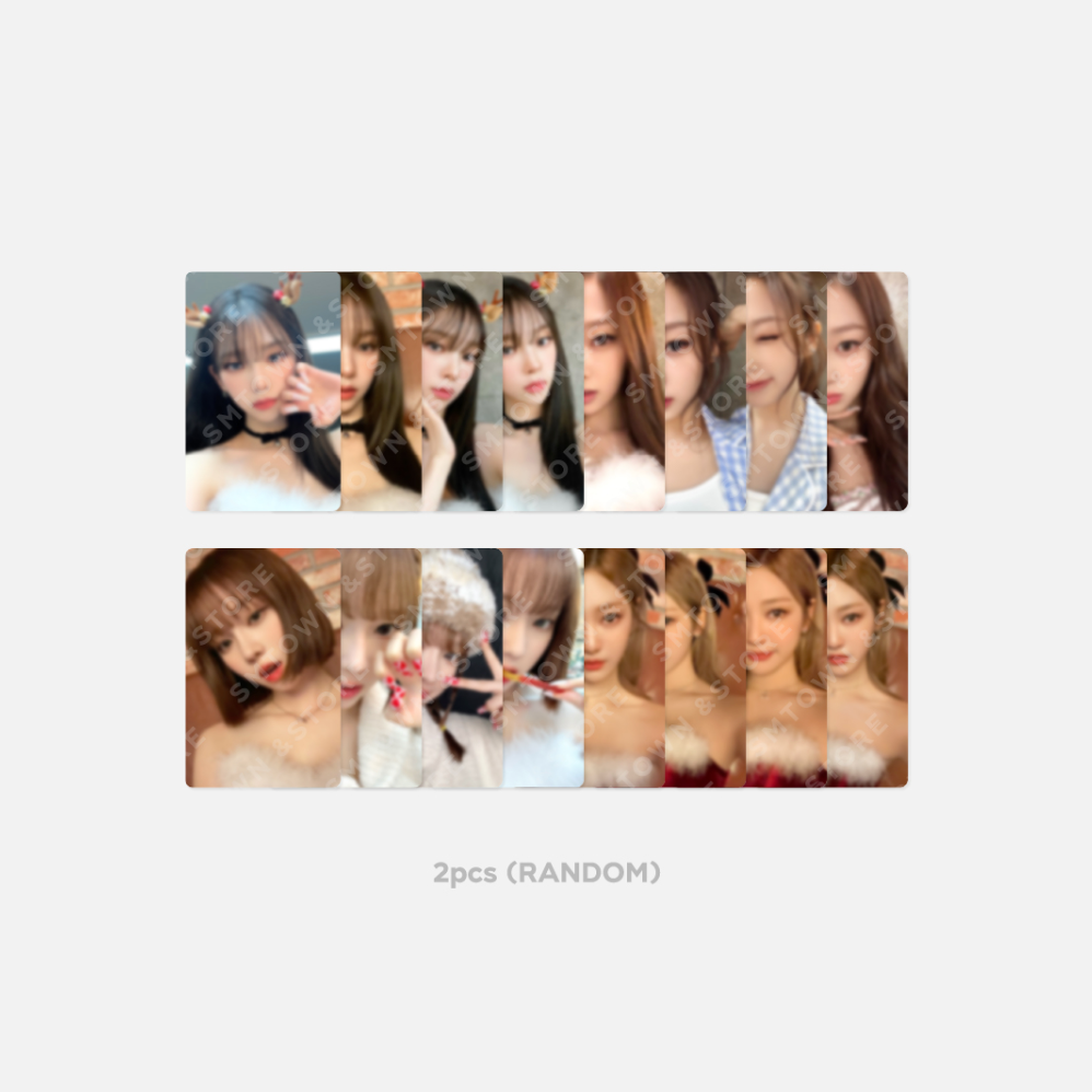 [AESPA] 2022 Photo Card Random Pack - 2022 Pink Christmas